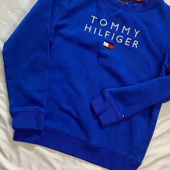 Tommy Hilfiger Kids Blue Crewneck Sweatshirt - Picture 3 of 15